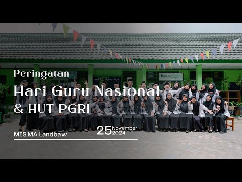 Hari Guru Nasional  dan Hut PGRI 2024